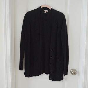 Black Cardigan with Buttons